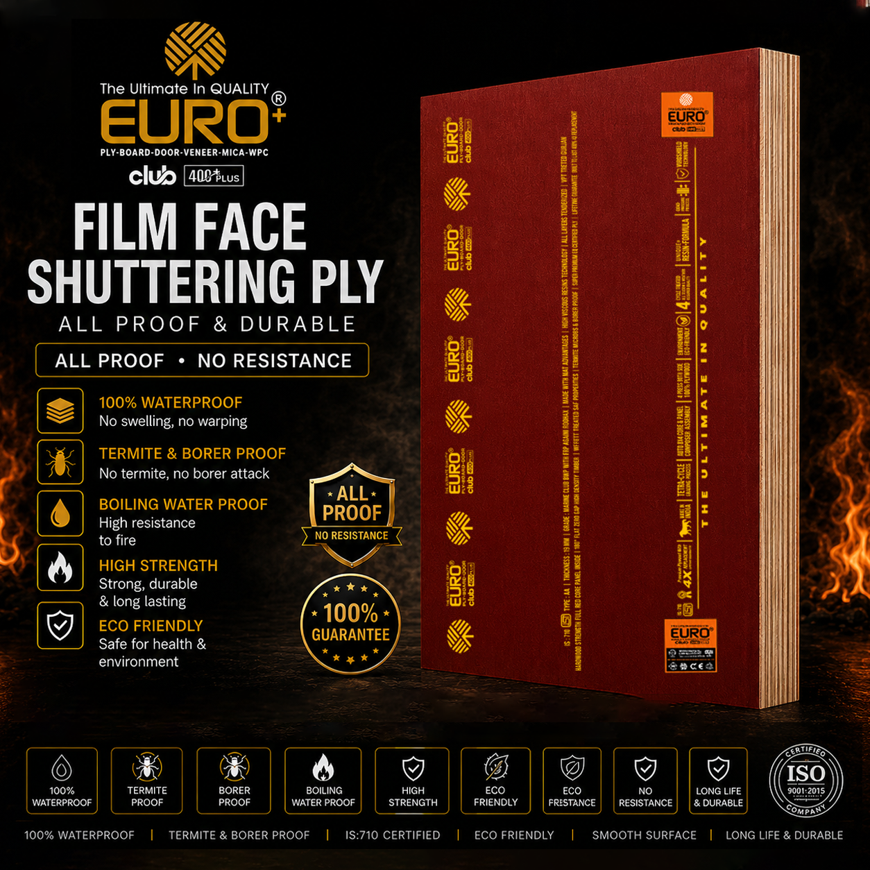 EURO+ Film Face Shuttering Plywood