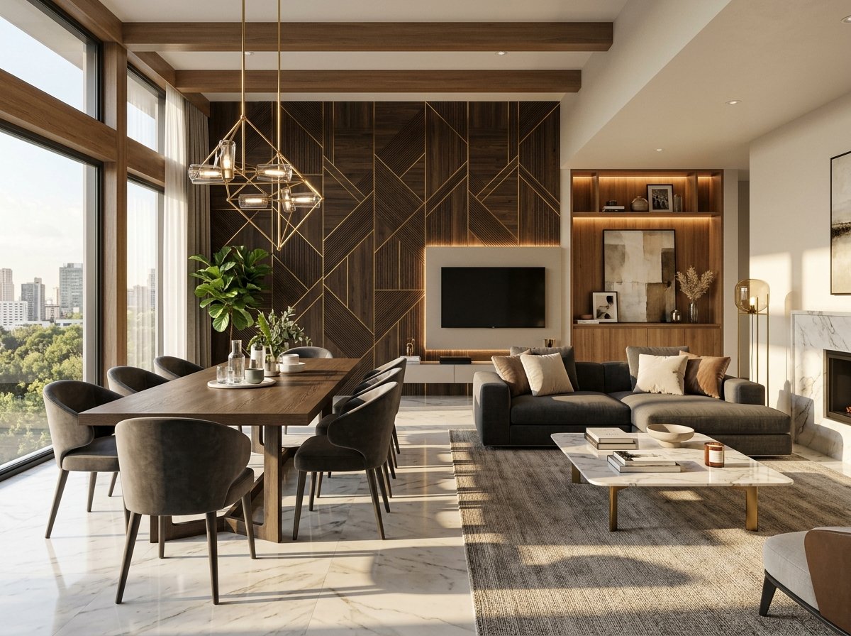 EURO+ board texture — living room interior